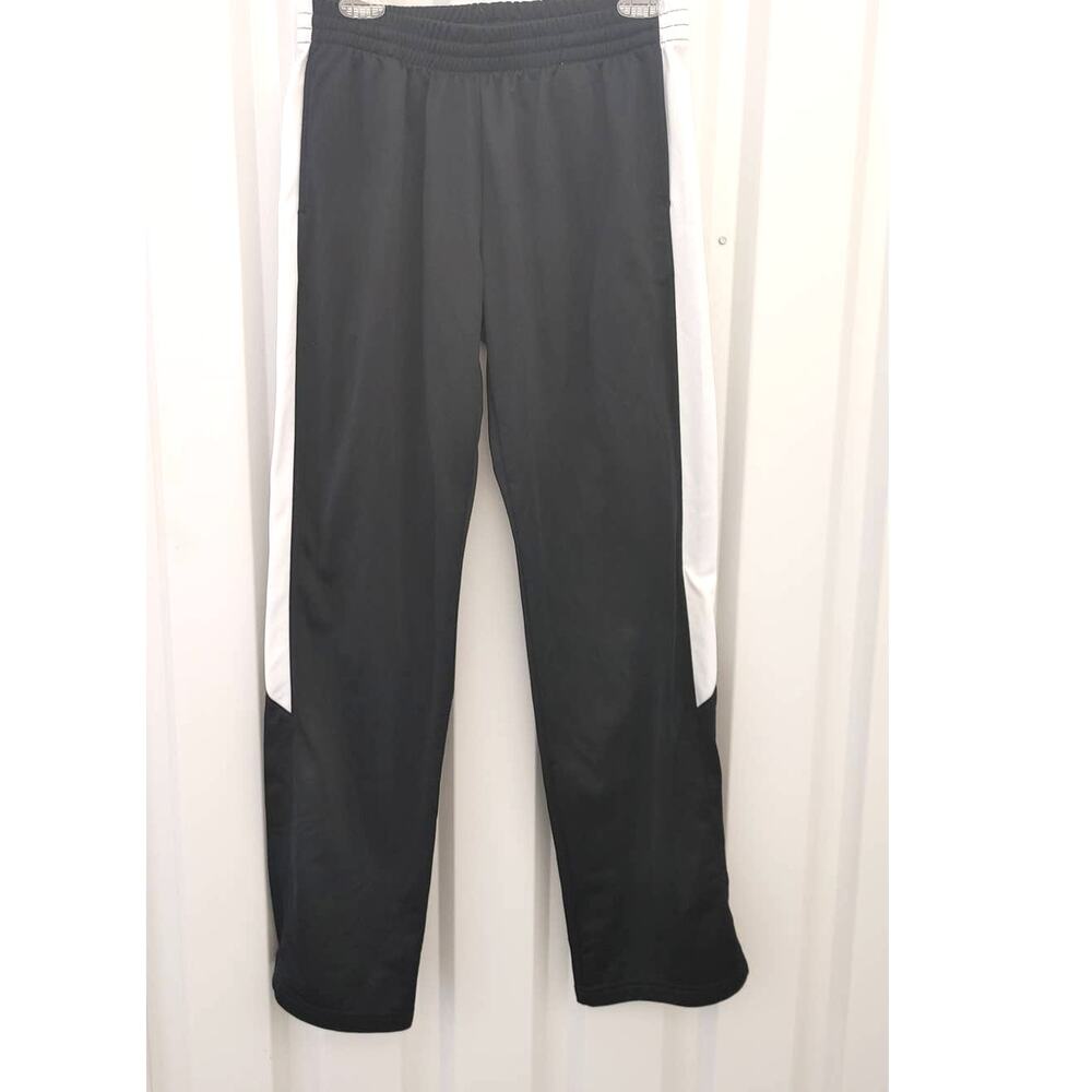 Augusta Athletic Pants Track Zip Up Pockets Drawstring Large Black